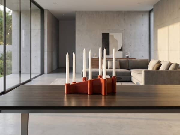 Calligaris Cathedral Candle Holder for Seven Table Candles