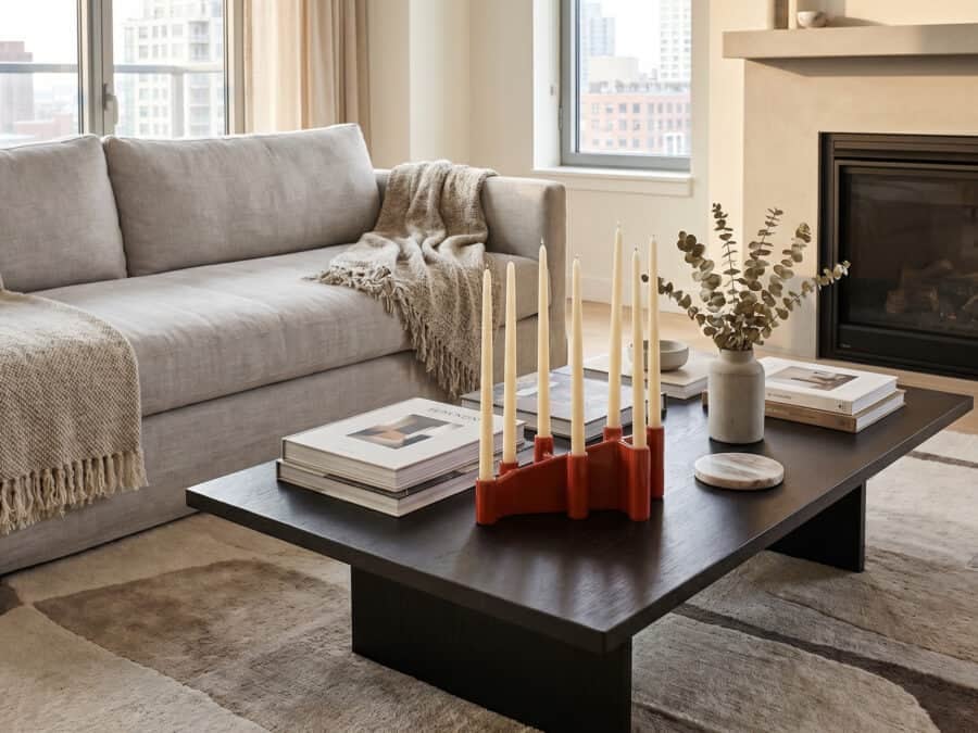 Calligaris Cathedral Candle Holder for Seven Table Candles
