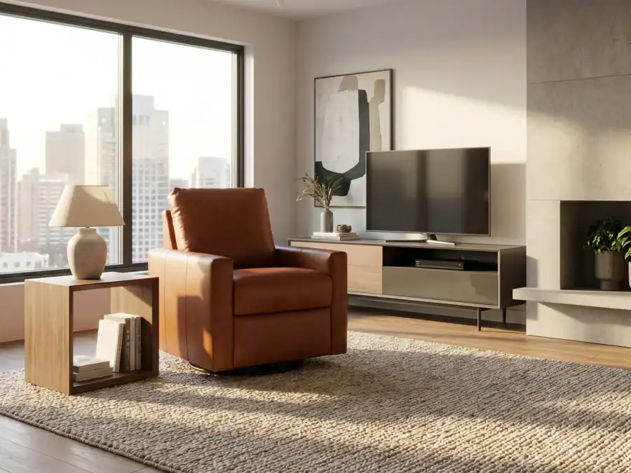 Estro Milano Francis Swivel Armchair