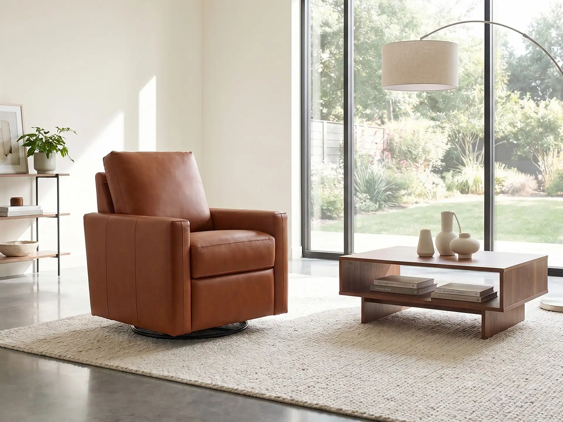 Estro Milano Francis Swivel Armchair