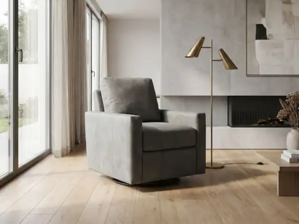 Estro Milano Francis Swivel Armchair