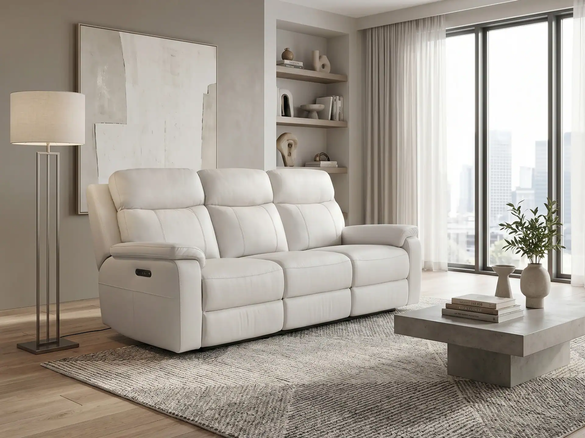 Estro Milano Ruby Power Sofa Grey