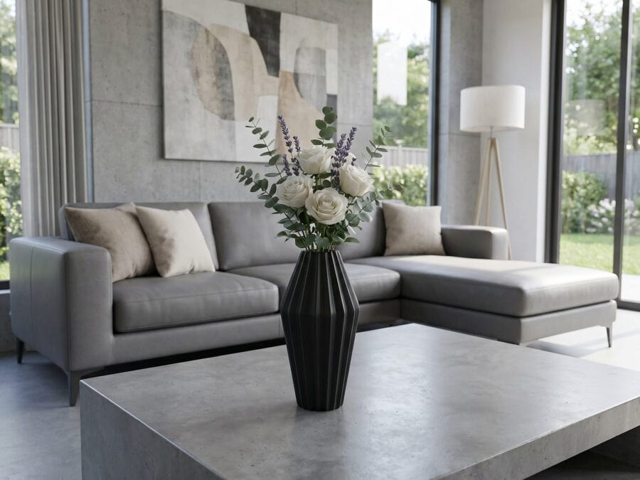 Global Vies Milos Vase Black