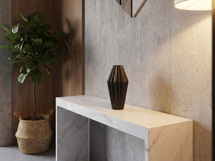 Global Vies Milos Vase Black