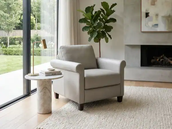 Natuzzi Editions Silla Leather Armchair