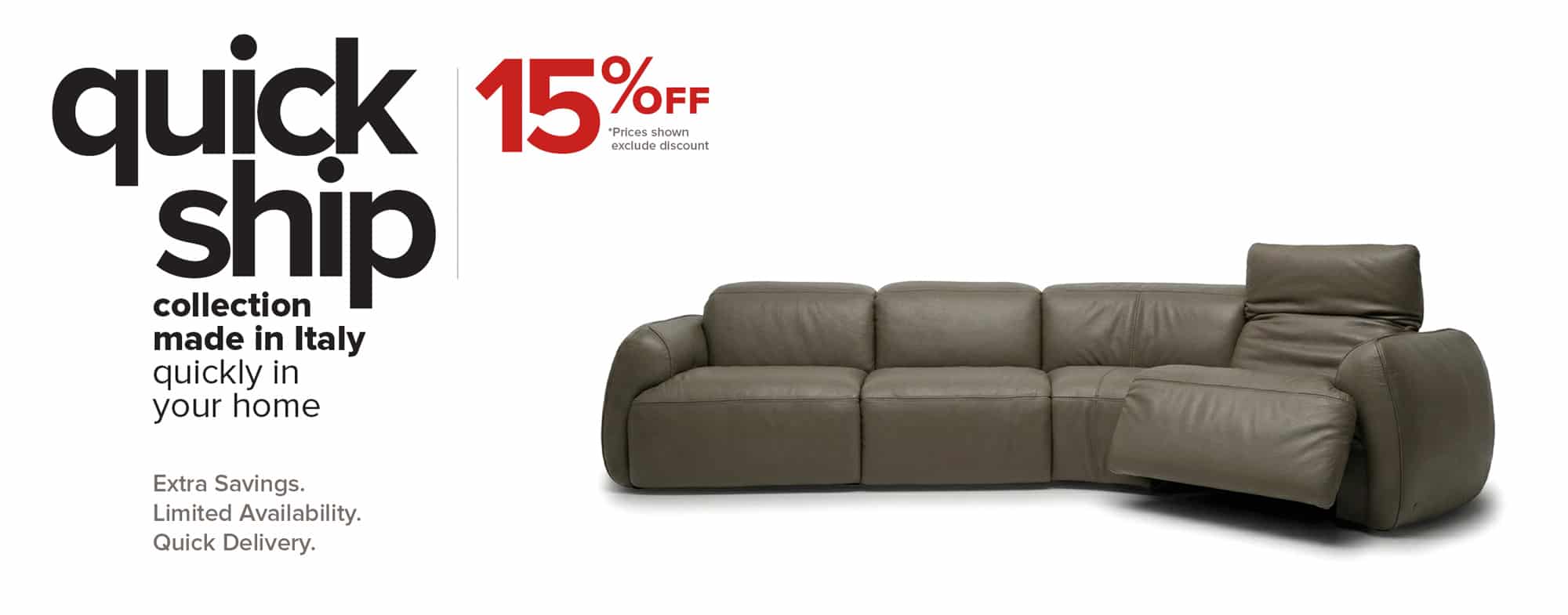Natuzzi Italia QuickShip - Furnitalia | Explore 15 Stunning