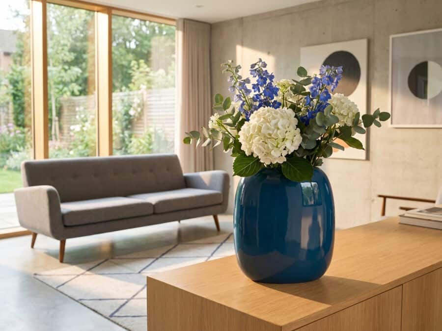 Calligaris Flavour Vase Glossy Light Blue