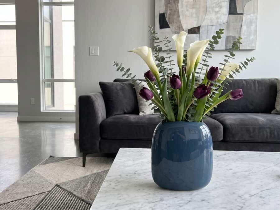 Calligaris Flavour Vase Glossy Light Blue