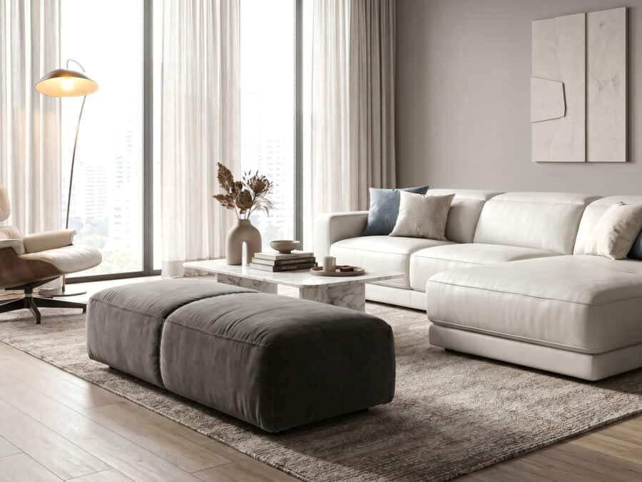 Natuzzi Italia Melpot Ottoman