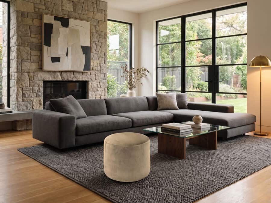 Natuzzi Italia Melpot Round Ottoman