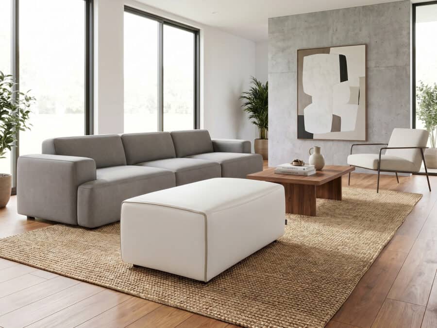 Natuzzi Italia Wellbe Ottoman