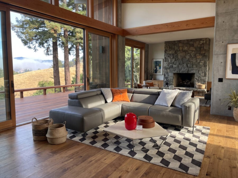 Estro Milano Claire Power Sectional Coffee