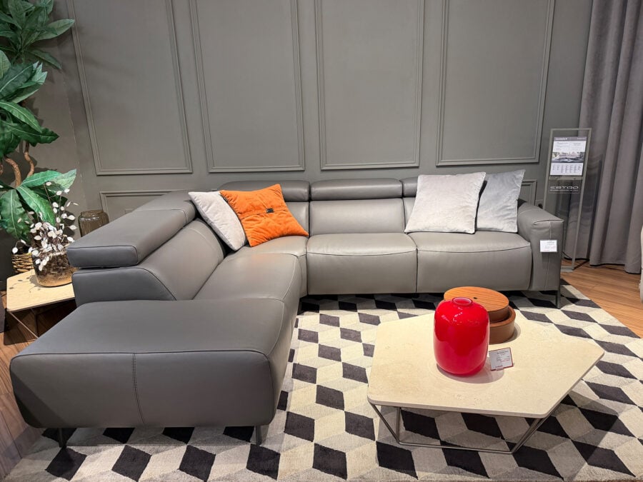 Estro Milano Claire Power Sectional Coffee