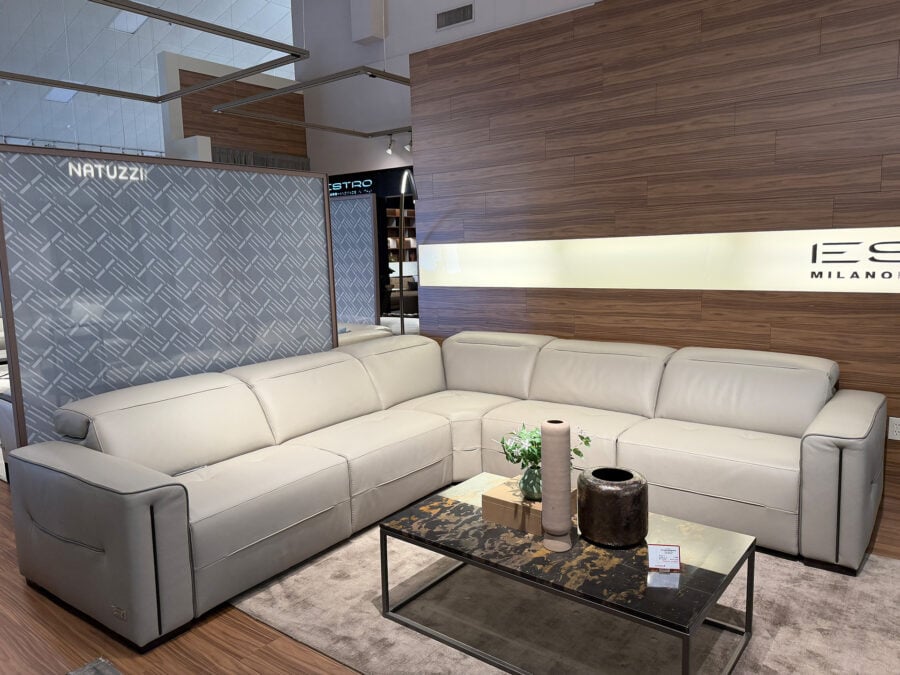 Estro Milano Arlene 5pc Power Sectional
