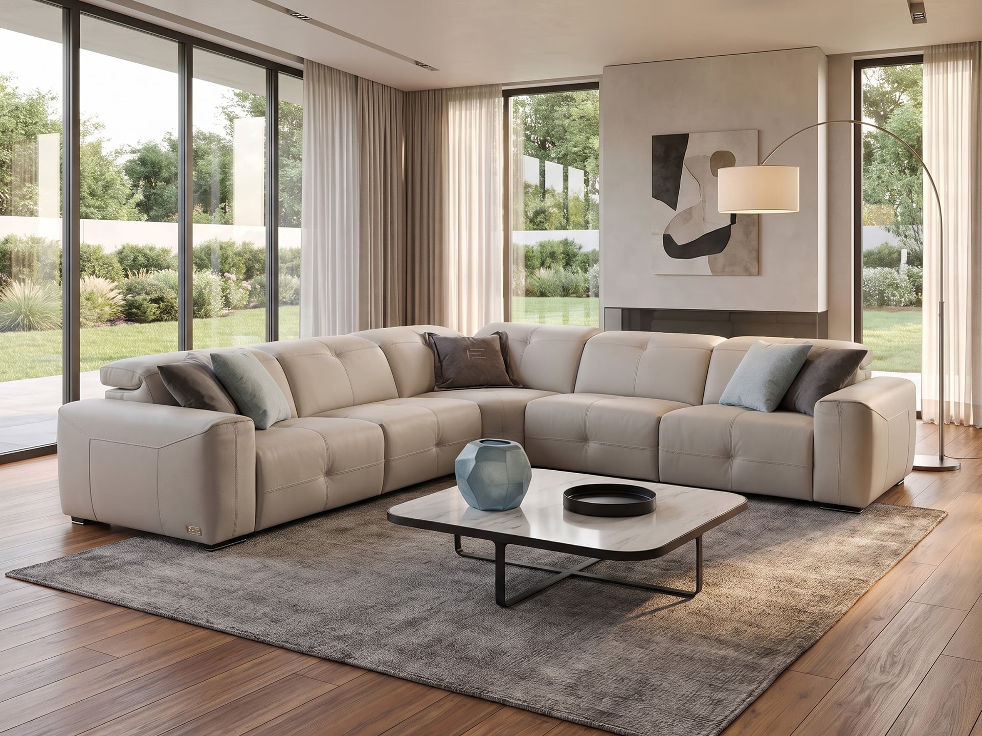 Estro Milano - Milano 1057 - 5pc power sectional