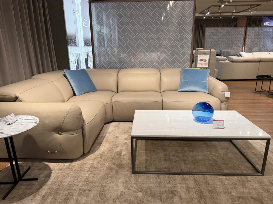 Estro Milano - Round 4pc Sectional Sand
