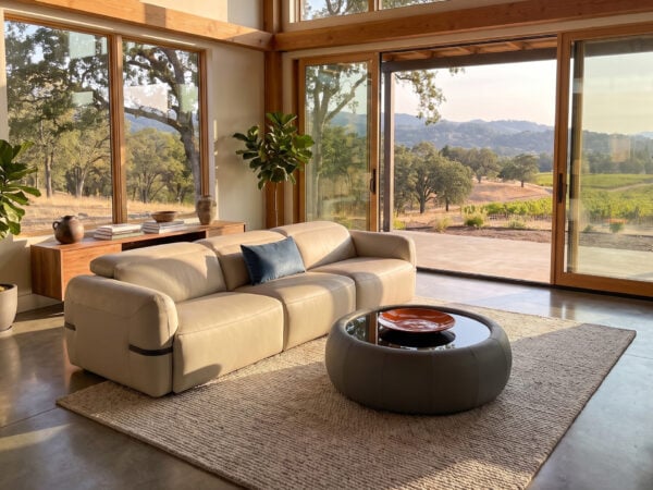 Estro Milano Round Power Sofa