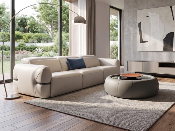 Estro Milano Round Power Sofa