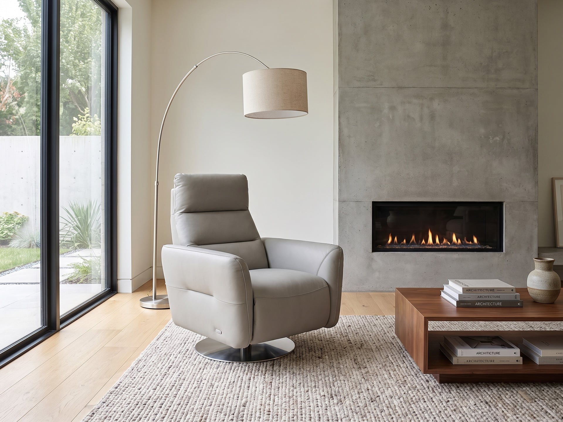 Estro Milano Norma Power Recliner Cloud Leather