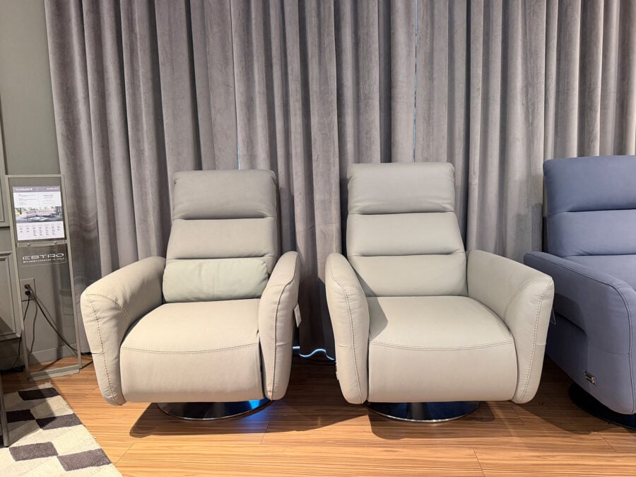 Estro Milano Norma Power Recliner Cloud Leather