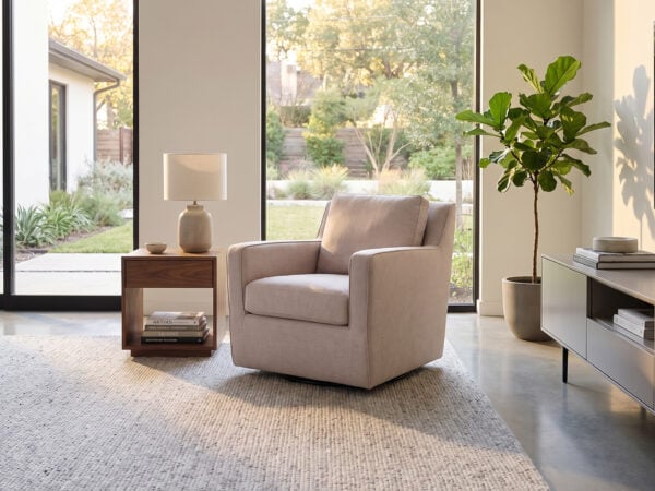 Natuzzi Editions Inside C245 Swivel Chair Armchair