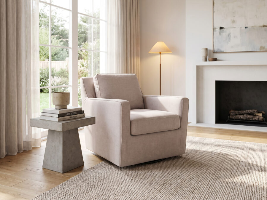Natuzzi Editions Inside C245 Swivel Chair Armchair
