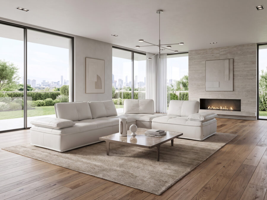 Natuzzi Editions Pixel C294 Power Sectional