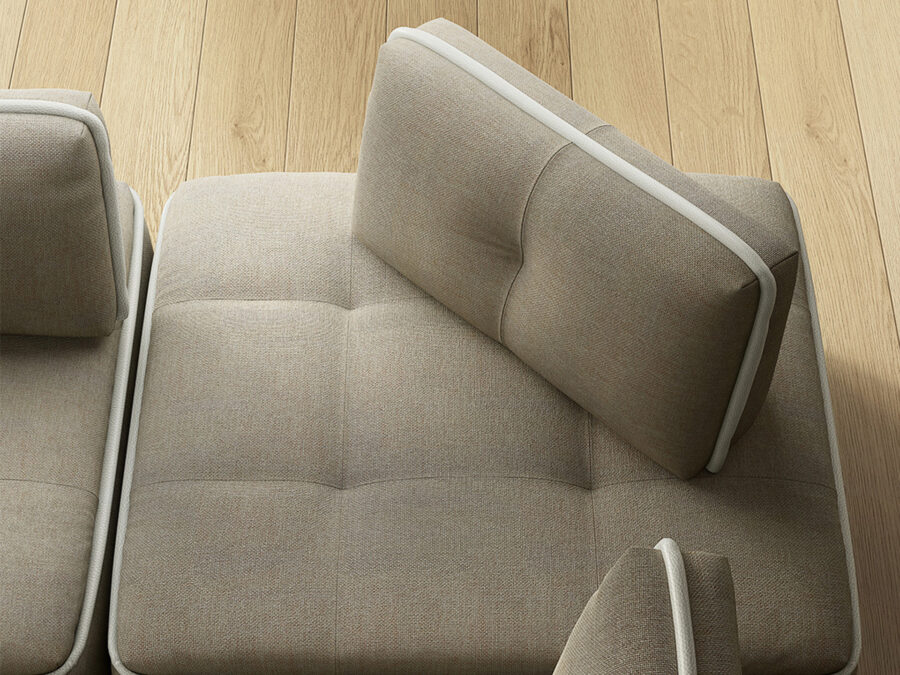 Natuzzi Editions Pixel C294 Power Sectional