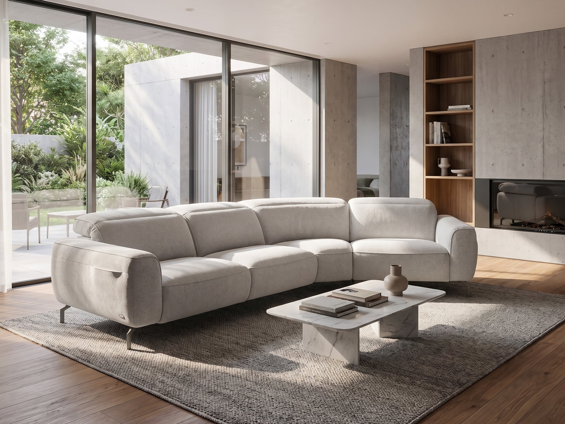 Natuzzi Editions Zenith C320 Power Sectionals