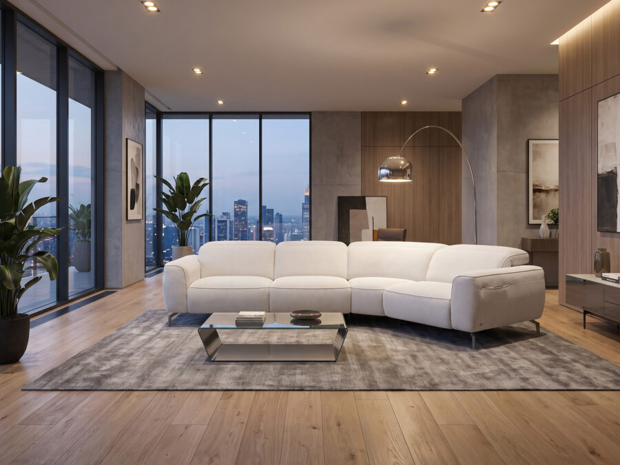 Natuzzi Editions Zenith C320 Power Sectionals