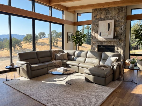 Natuzzi Editions Memphis C286 Power Sectional