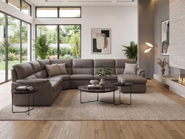 Natuzzi Editions Memphis C286 Power Sectional