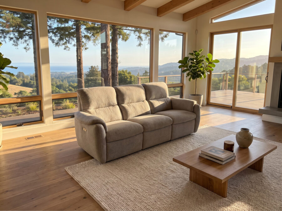 Natuzzi Editions Memphis C286 Power Sofa