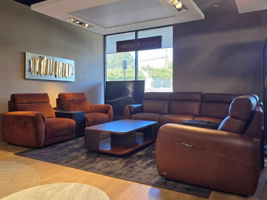 Natuzzi Editions Nuvia C328 Power Sectional
