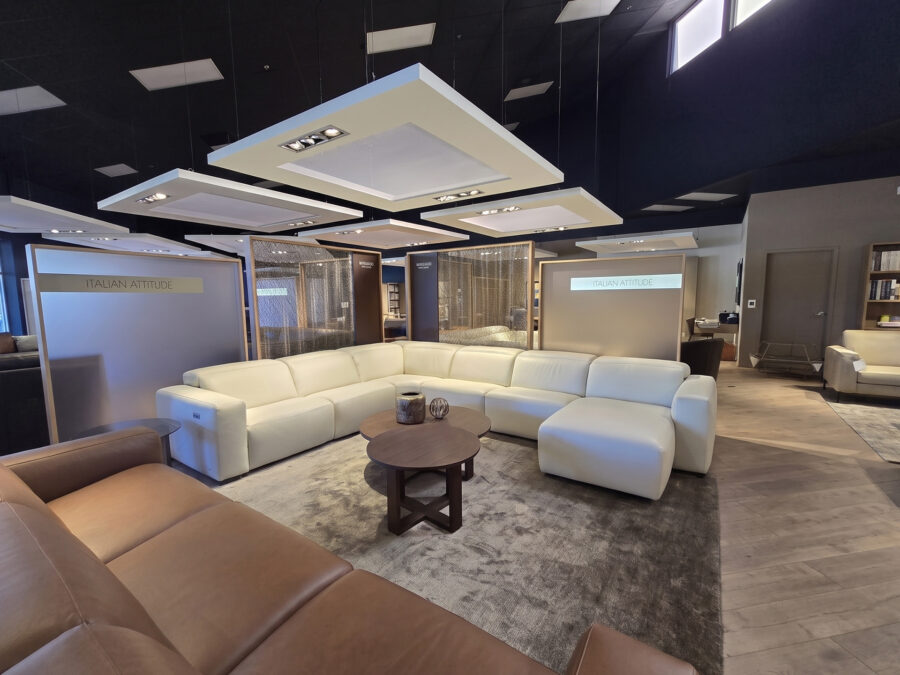 Natuzzi Editions Oxford C282 Power Sectional