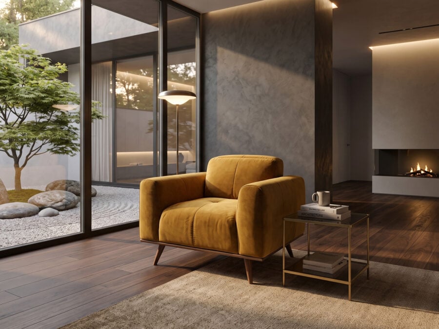 Natuzzi Editions Scacco C293 Armchair