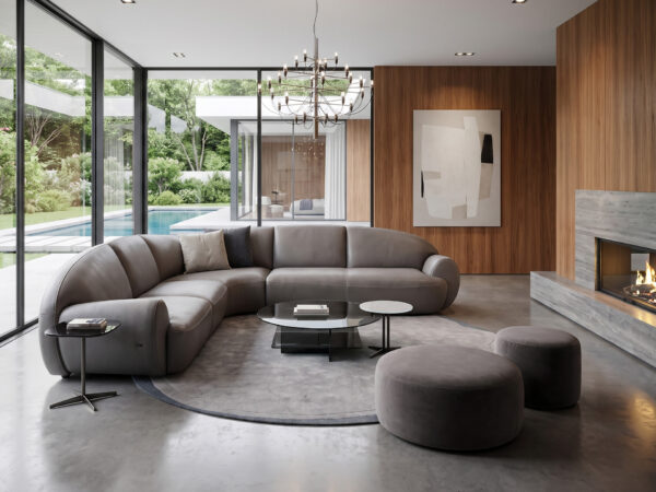 Natuzzi Italia Memoria Leather Sectional