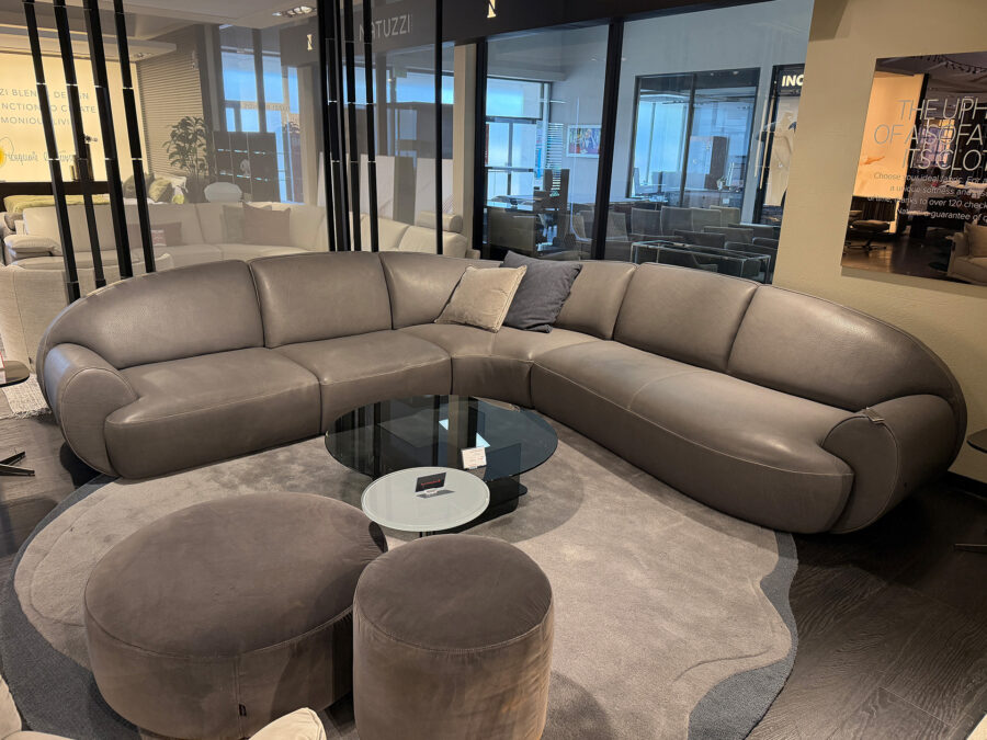 Natuzzi Italia Memoria Leather Sectional