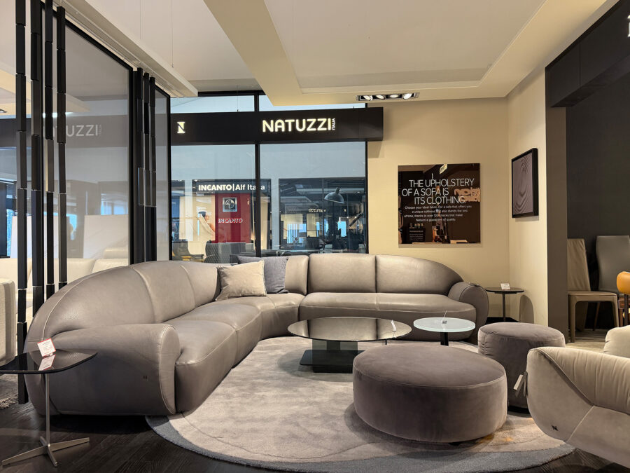 Natuzzi Italia Memoria Leather Sectional