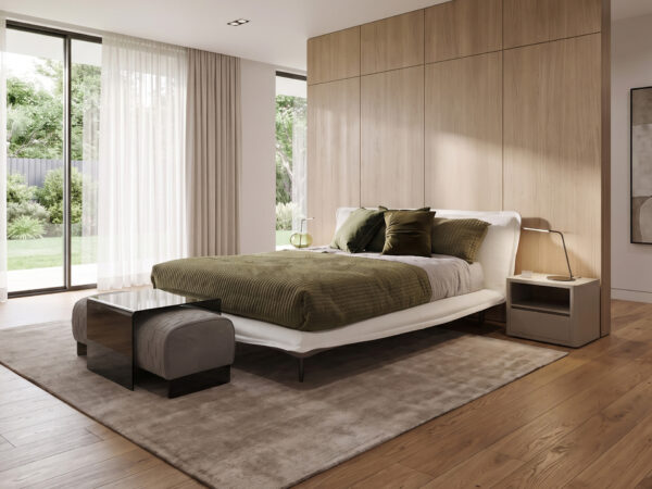 Natuzzi Italia Piuma Queen Bed