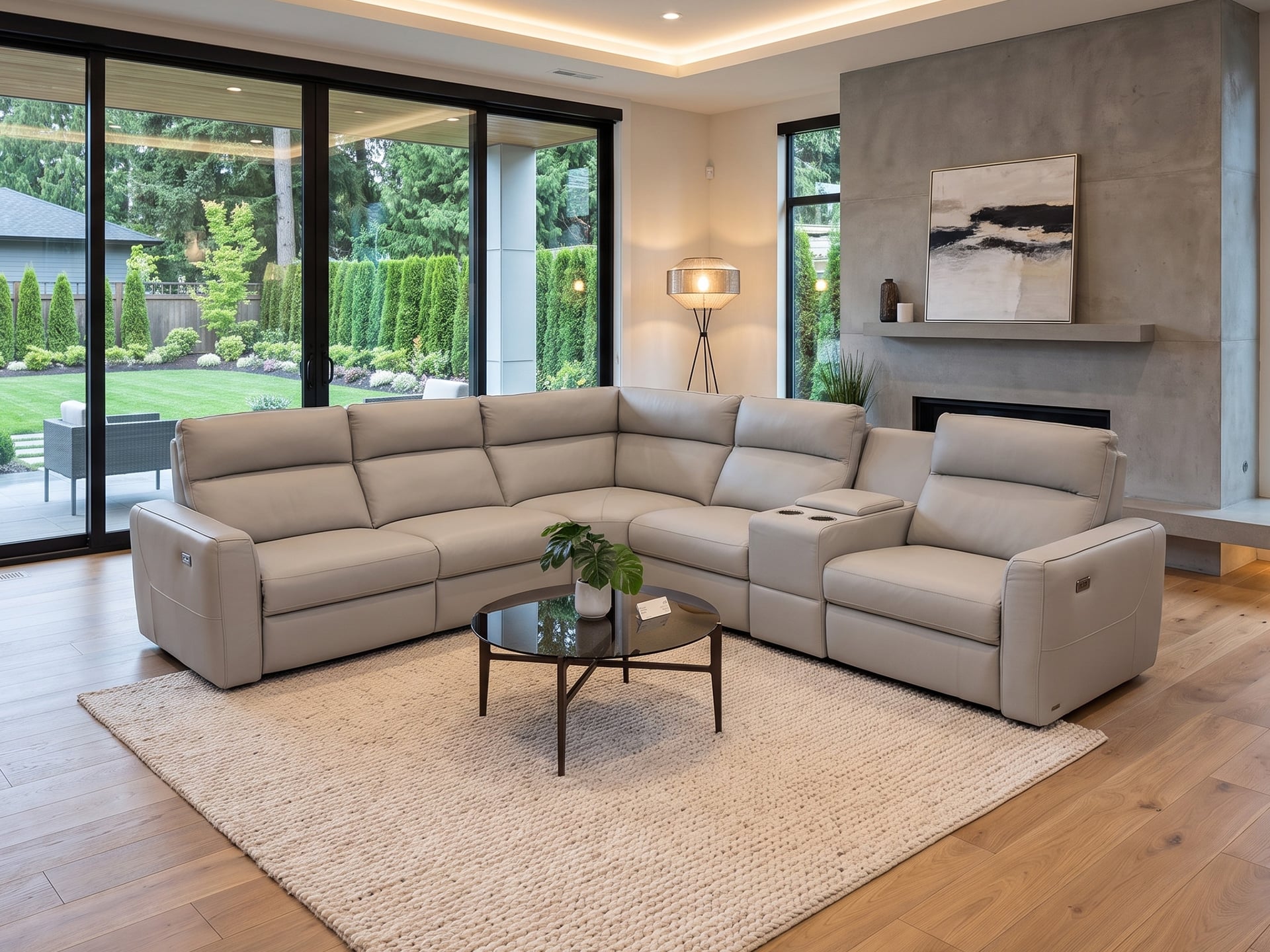 Natuzzi Editions Timoti Power Sectional