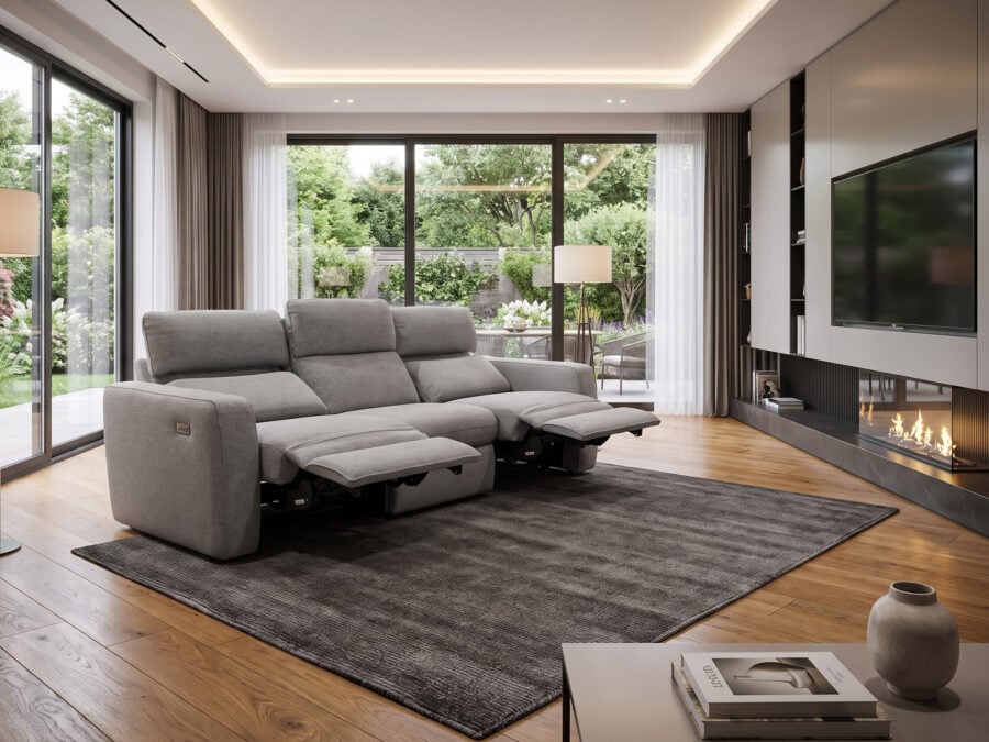 Natuzzi Editions Timoti Power Sofa