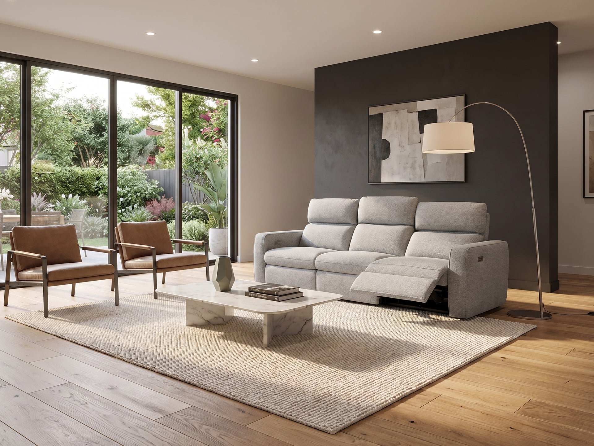 Natuzzi Editions Timoti Power Sofa