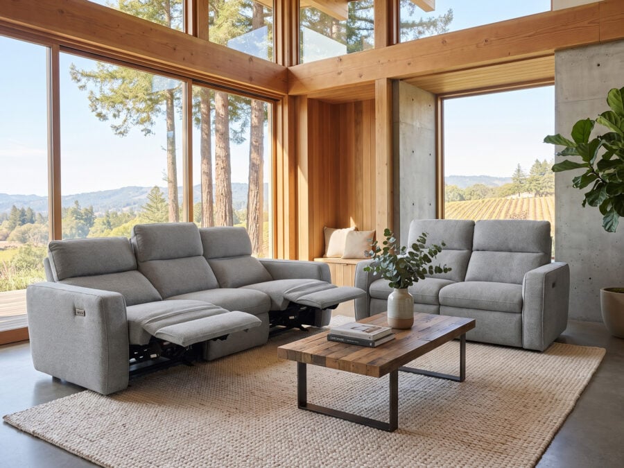 Natuzzi Editions Timoti Power Sofa