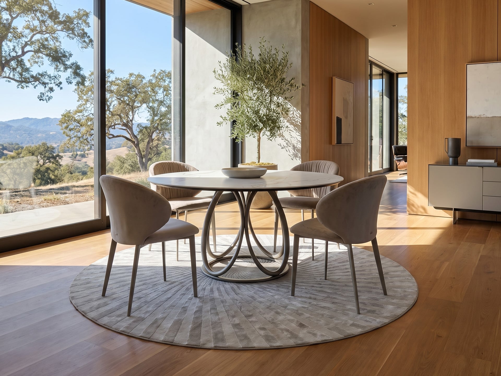 Bontempi Louis Round Dining Table