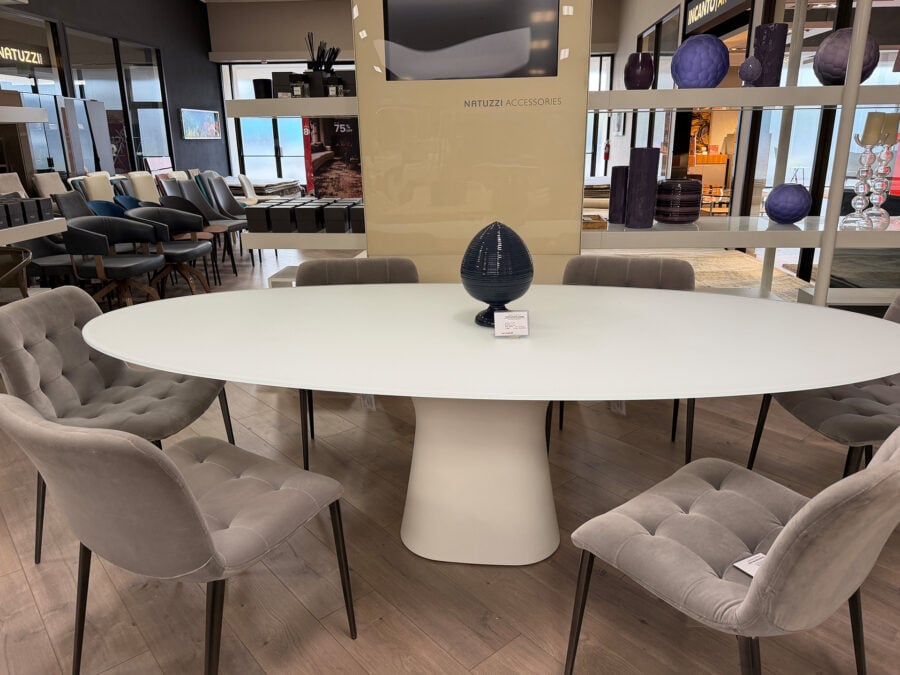 Bontempi Podium Oval Dining Table