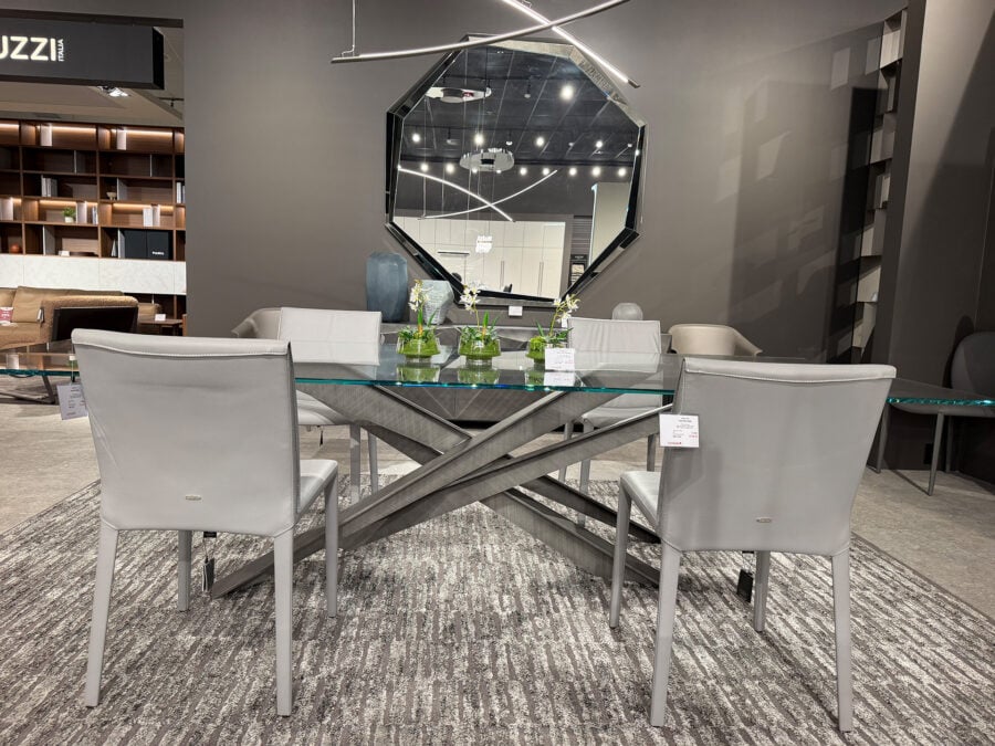 Cattelan Italia Lancer Glass Dining Table