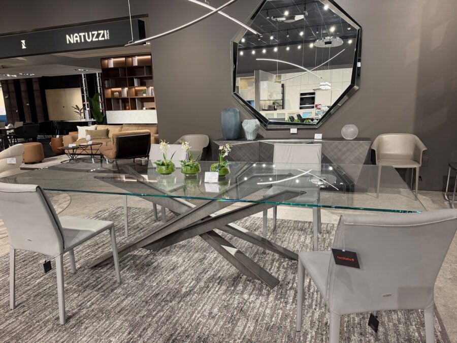 Cattelan Italia Lancer Glass Dining Table