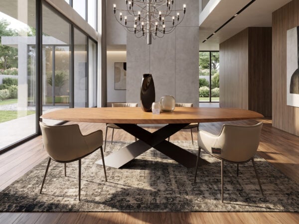 Cattelan Italia Tyron Wood Dining Table