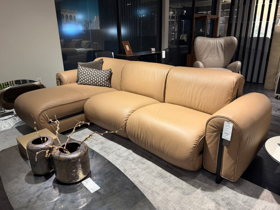 Natuzzi Italia Colle Sofa with Chaise